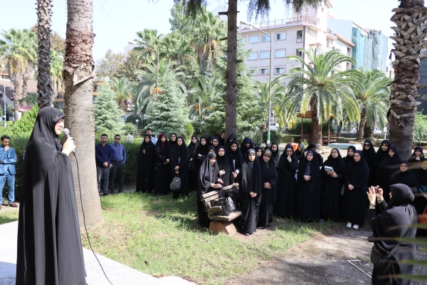 تجمع مدیران، اساتید و دانشجویان دانشگاه فرهنگیان گیلان در پی شهادت سید حسن نصرالله 4