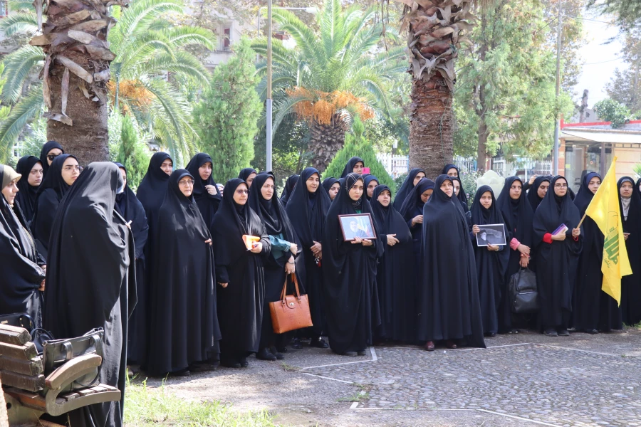 تجمع مدیران، اساتید و دانشجویان دانشگاه فرهنگیان گیلان در پی شهادت سید حسن نصرالله 5