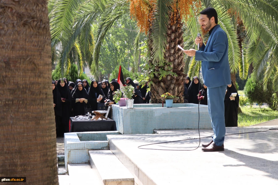 تجمع مدیران، اساتید و دانشجویان دانشگاه فرهنگیان گیلان در پی شهادت سید حسن نصرالله 8