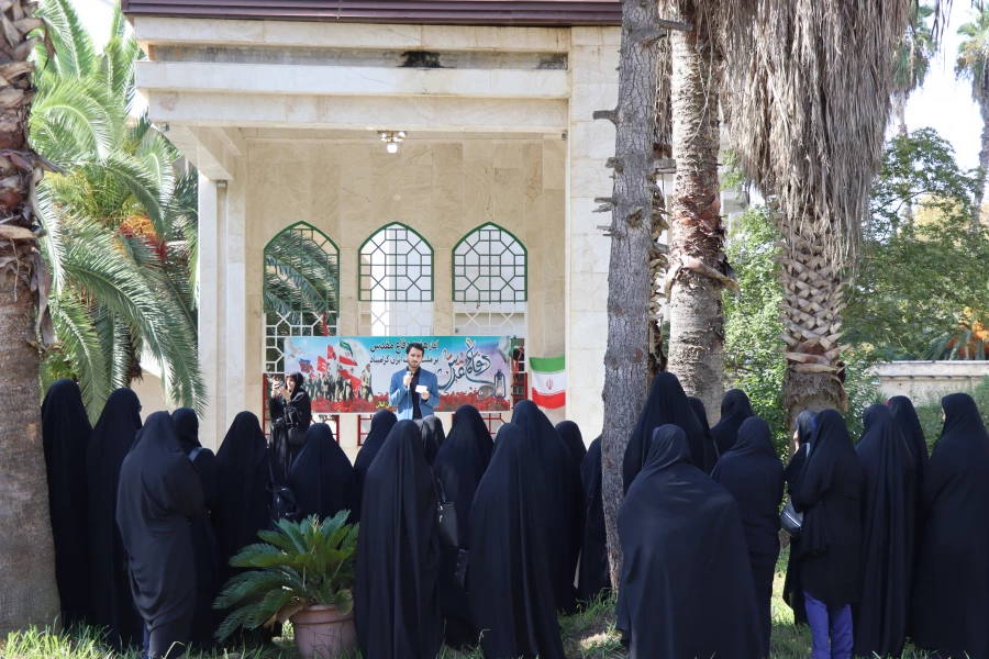 تجمع مدیران، اساتید و دانشجویان دانشگاه فرهنگیان گیلان در پی شهادت سید حسن نصرالله 9