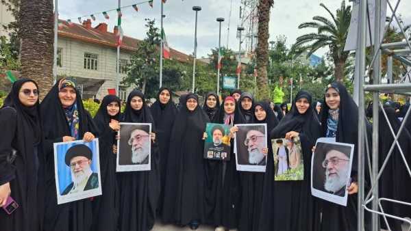 حضور گسترده مسئولین و دانشجویان دانشگاه فرهنگیان گیلان در " راهپیمایی 13 آبان " 13