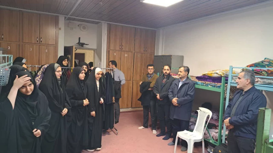 دیدار ریاست دانشگاه فرهنگیان گیلان با دانشجویان بنت الهدی صدر بمناست روز دانشجو 5