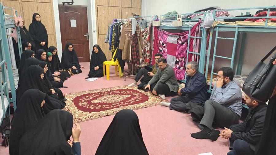 دیدار ریاست دانشگاه فرهنگیان گیلان با دانشجویان بنت الهدی صدر بمناست روز دانشجو 7