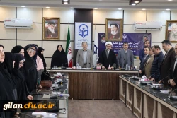 برگزاری مراسم تکریم و معارفه سرپرست پردیس بنت الهدی صدر فرهنگیان گیلان 3