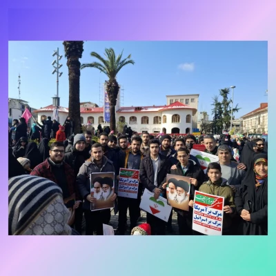 حضور پرشور و حماسی روسا ، اعضای هیات علمی ، اساتید ، کارکنان و دانشجو معلمان استان گیلان در 46 سالگرد پیروزی انقلاب اسلامی ایران 8