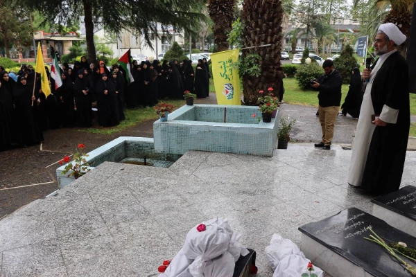 تجمع دانشجومعلمان اساتید و کارکنان پردیس های دانشگاه فرهنگیان استان گیلان در حمایت از مردم مظلوم غزه  3