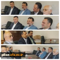 حضور رئیس دانشگاه فرهنگیان استان گیلان، در دفتر  مجمع خیرین مدرسه سازاستان گیلان  3
