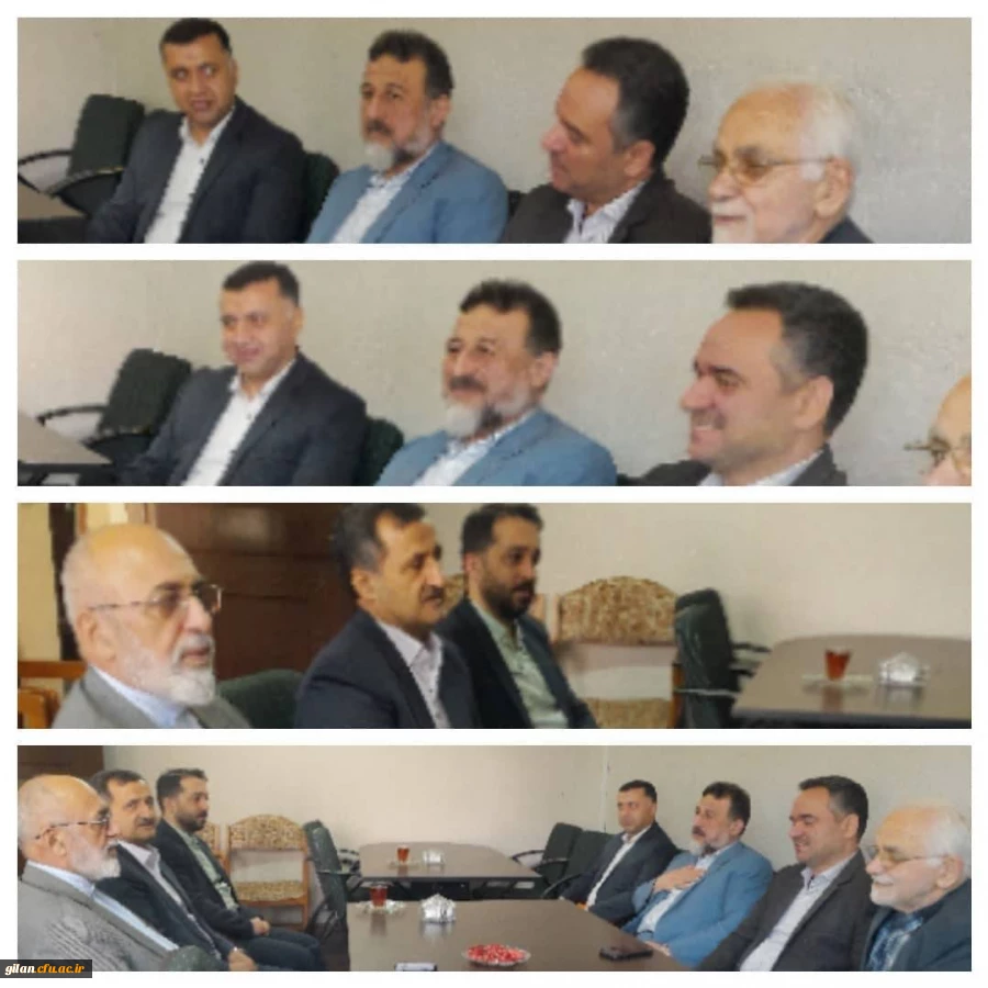 حضور رئیس دانشگاه فرهنگیان استان گیلان، در دفتر  مجمع خیرین مدرسه سازاستان گیلان  3
