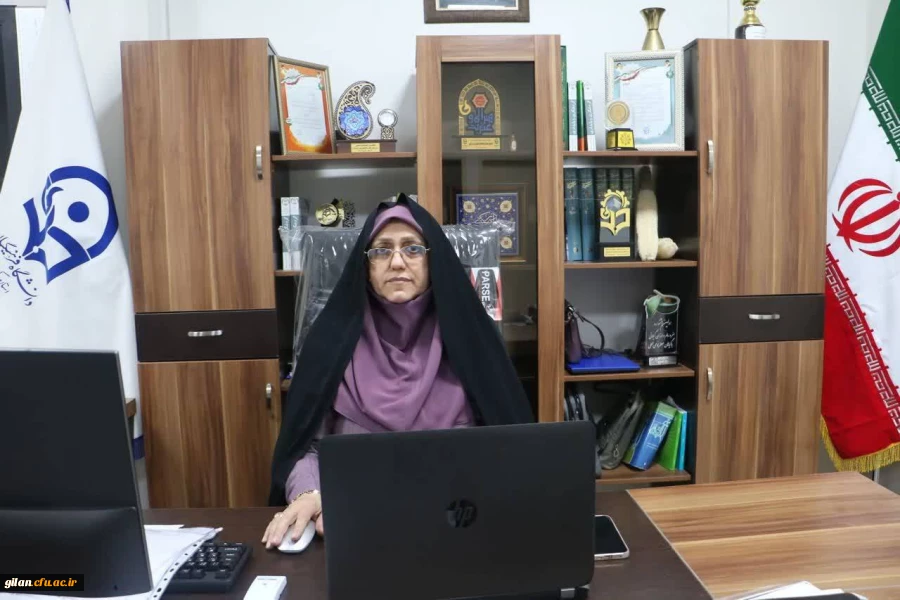 پیام سرپرست پردیس شهیده بنت الهدی صدر دانشگاه فرهنگیان گیلان به ماسبت مقام معلم 2