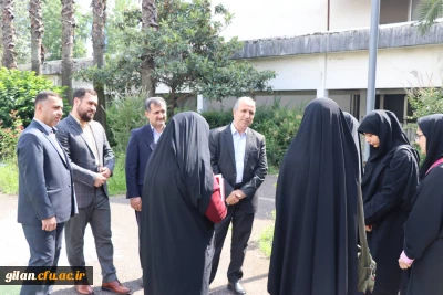 حضور آقای مجتبی حیدری معاون برنامه ریزی و توسعه منابع دانشگاه فرهنگیان در گیلان