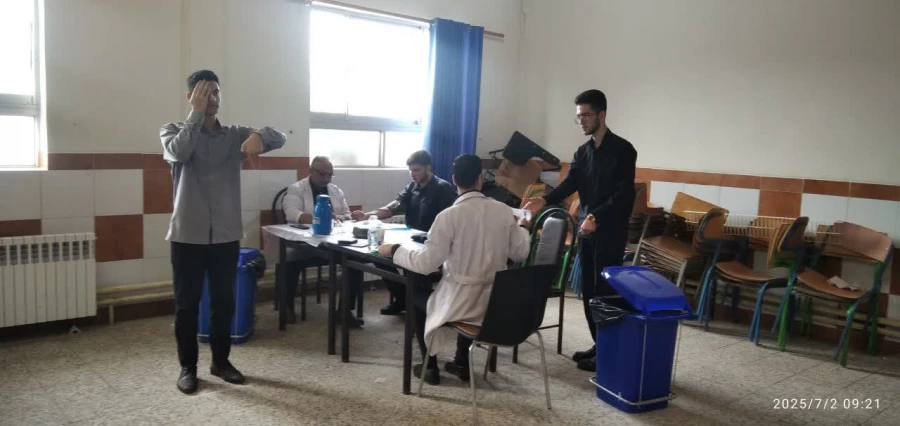 فرآیند معاینات پزشکی معرفی شدگان سه برابر ظرفیت دانشگاه فرهنگیان استان گیلان 5