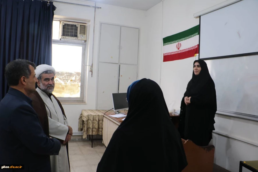 بازدید ابراهیم صفری؛ رئیس دانشگاه فرهنگیان استان گیلان و حجت الاسلام و المسلمین عطایی؛ مسئول دفتر نهاد نمایندگی مقام معظم رهبری در دانشگاه فرهنگیان استان از فرآیند ارزیابی تکمیلی داوطلبان ورود به دانشگاه فرهنگیان
 5