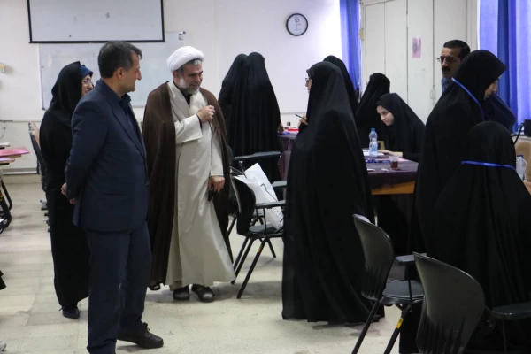 بازدید ابراهیم صفری؛ رئیس دانشگاه فرهنگیان استان گیلان و حجت الاسلام و المسلمین عطایی؛ مسئول دفتر نهاد نمایندگی مقام معظم رهبری در دانشگاه فرهنگیان استان از فرآیند ارزیابی تکمیلی داوطلبان ورود به دانشگاه فرهنگیان
 2