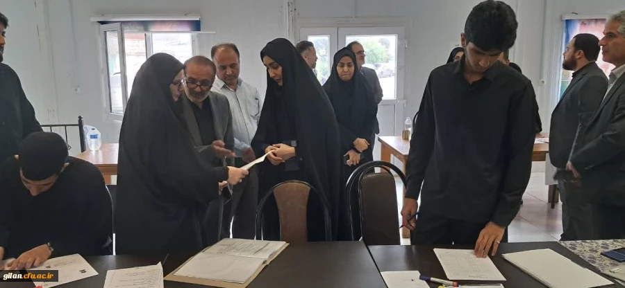 بازدید مدیرکل آموزش و پرورش گیلان از فرایند ارزیابی تخصصی داوطلبان ورودی دانشگاه فرهنگیان 4
