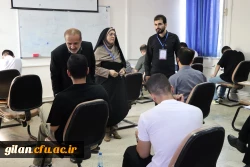 بازدید معاون آموزش ابتدایی وزارت آموزش و پرورش به همراه مدیرکل آموزش و پرورش استان گیلان از آزمون استخدامی آموزگاری سال ۱۴۰۴ در پردیس بنت الهدی صدر  5