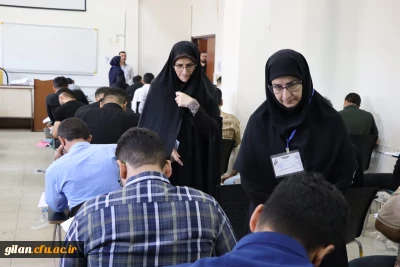 بازدید معاون آموزش ابتدایی وزارت آموزش و پرورش به همراه مدیرکل آموزش و پرورش استان گیلان از آزمون استخدامی آموزگاری سال ۱۴۰۴ در پردیس بنت الهدی صدر 