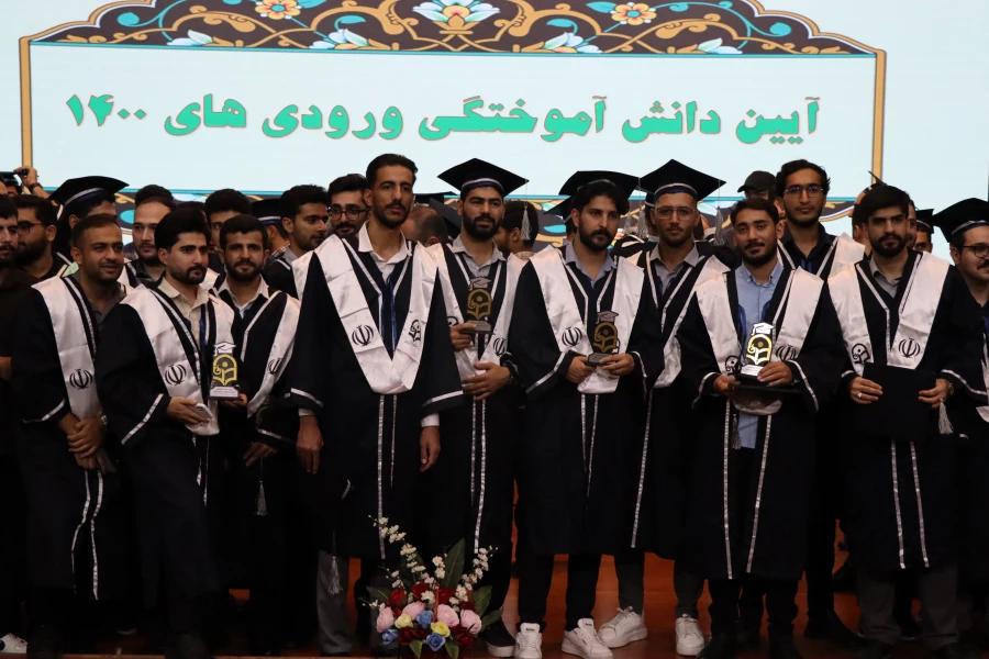 برگزاری آیین دانش آموختگی دانشجو معلمان ورودی ۱۴۰۰ دانشگاه فرهنگیان گیلان  3