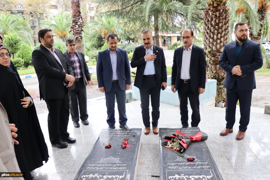 حضور معاون آموزشی و تحصیلات تکمیلی و مدیرکل دفتر برنامه ریزی درسی دانشگاه فرهنگیان در گیلان 2