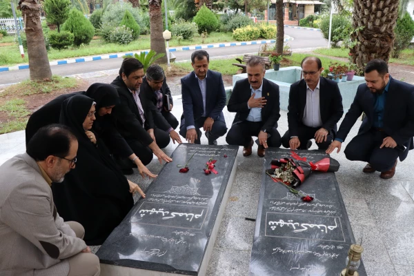 حضور معاون آموزشی و تحصیلات تکمیلی و مدیرکل دفتر برنامه ریزی درسی دانشگاه فرهنگیان در گیلان 2