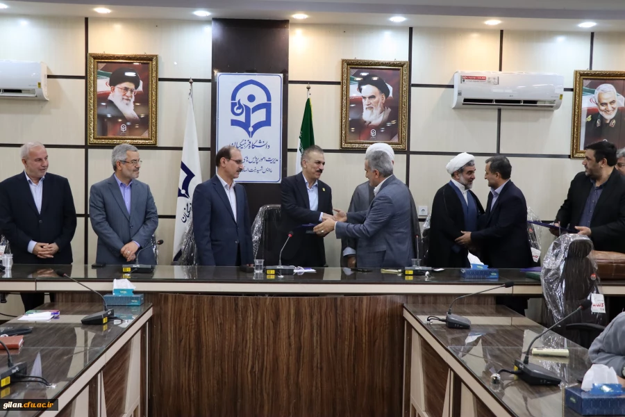 آیین تکریم و معارفه سرپرست دانشگاه فرهنگیان گیلان 5