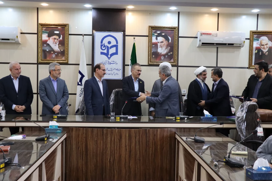 آیین تکریم و معارفه سرپرست دانشگاه فرهنگیان گیلان 5