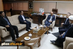 دیدار معاونت آموزشی وتحصیلات تکمیلی  دانشگاه فرهنگیان کشور و هیات همراه با  دکتر حق شناس استاندار گیلان

 5