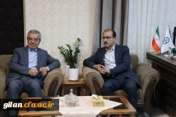 دیدار نماینده شهر رشت با سرپرست دانشگاه 2