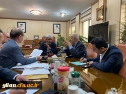 جلسه مشترک ریاست دانشگاه و نماینده مجلس مردم رشت و سرپرست دانشگاه فرهنگیان گیلان 2