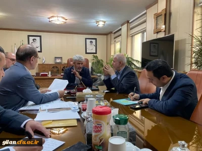 جلسه مشترک ریاست دانشگاه و نماینده مجلس مردم رشت و سرپرست دانشگاه فرهنگیان گیلان