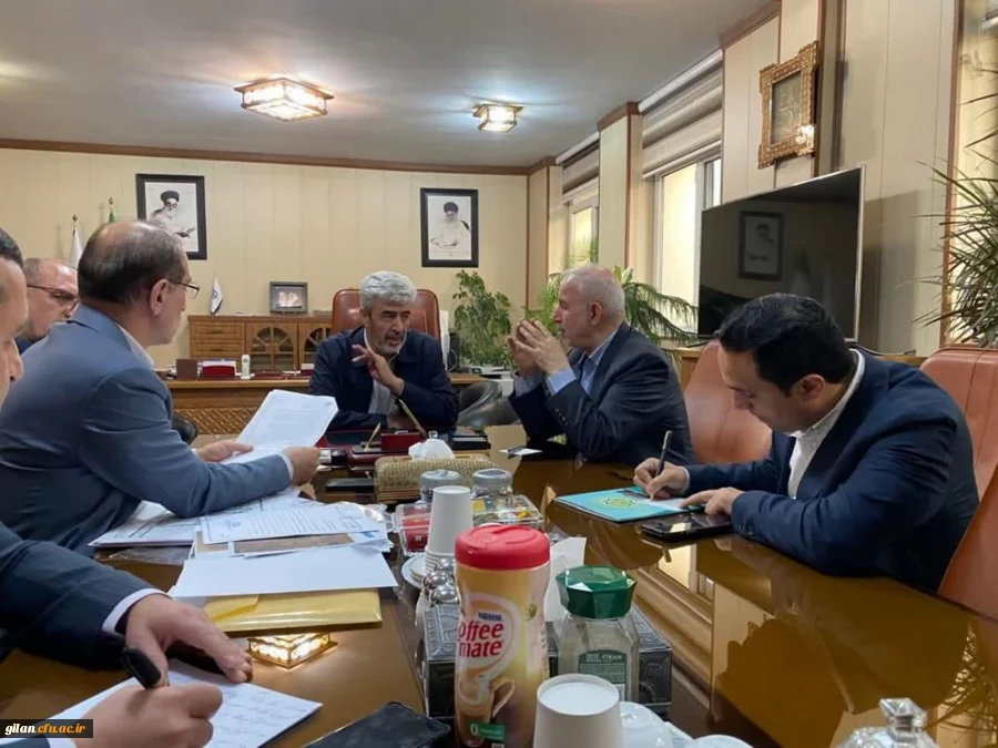 جلسه مشترک ریاست دانشگاه و نماینده مجلس مردم رشت و سرپرست دانشگاه فرهنگیان گیلان 2