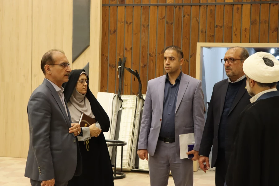 دکتر دلقندی معاونت برنامه ریزی و توسعه منابع دانشگاه فرهنگیان در سفر به گیلان از بخش های مختلف دانشگاه بازدید کردند 4