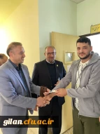 دکتر دلقندی معاونت برنامه ریزی و توسعه منابع از زوج جوان دانشگاه فرهنگیان گیلان تقدیر کردند 2