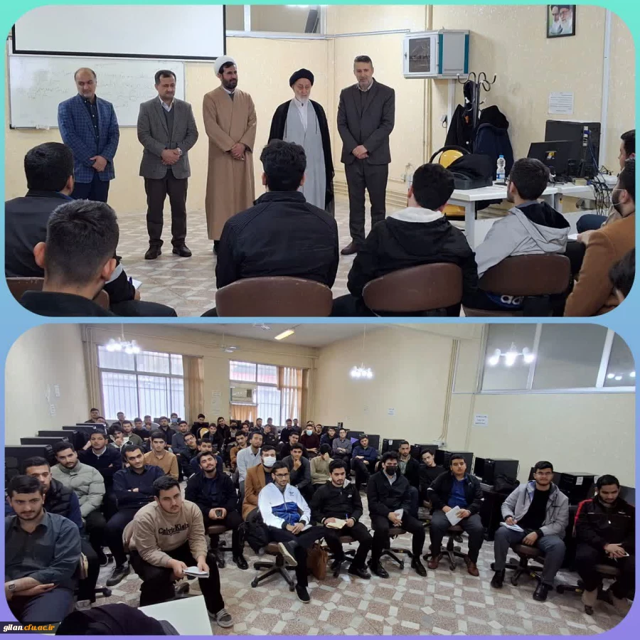 بازدید رئیس ستاداقامه نماز استان گیلان جناب حجت الاسلام ابوطالب حجازی  از روند اجرایی دوره آموزشی و تربیتی معراج 2