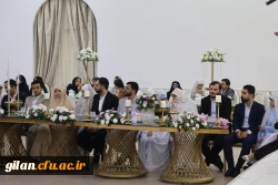 در جشن ازدواج دانشجو معلمان دانشگاه فرهنگیان؛استاندار گیلان بر تقویت برنامه های حمایتی ازدواج جوانان تأکید کرد. 2