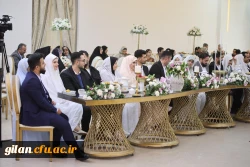 در جشن ازدواج دانشجو معلمان دانشگاه فرهنگیان؛استاندار گیلان بر تقویت برنامه های حمایتی ازدواج جوانان تأکید کرد. 2