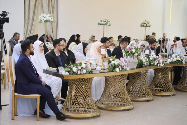 در جشن ازدواج دانشجو معلمان دانشگاه فرهنگیان؛استاندار گیلان بر تقویت برنامه های حمایتی ازدواج جوانان تأکید کرد. 2
