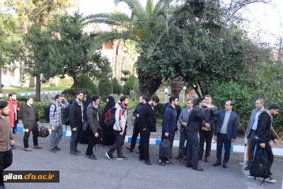 اعزام دانشجویان دانشگاه فرهنگیان گیلان به مناطق عملیاتی جنوب کشور در قالب کاروان راهیان نور