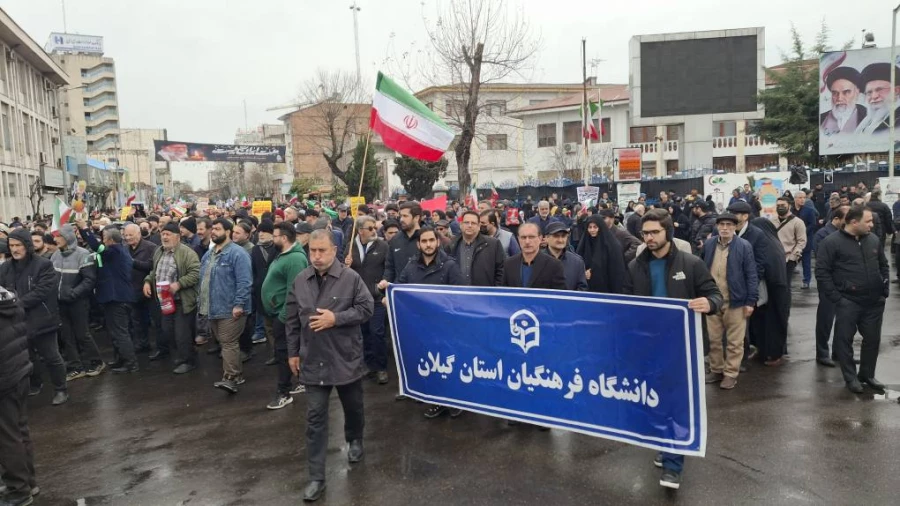 حضور پرشور خانواده دانشگاه فرهنگیان گیلات در راهپیمایی روز قدس 5