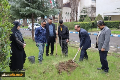درختکاری به مناسبت گرامیداشت یادوخاطره شهیدان جنگ رمضان