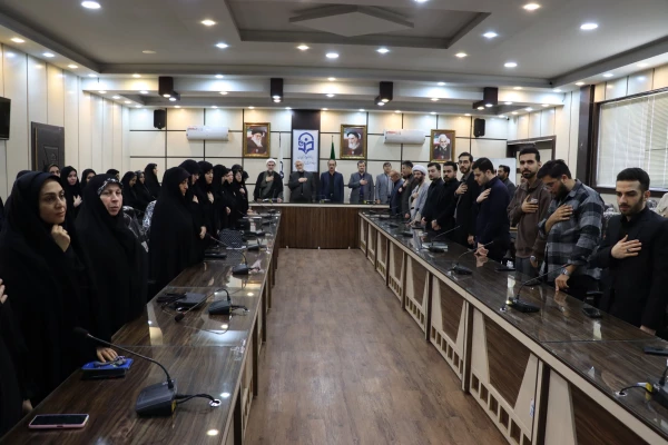 برگزاری ویژه برنامه چهلمین روز شهادت رهبر معظم انقلاب اسلامی و شهداء دانش آموزان مدرسه شجره طیبه میناب در دانشگاه فرهنگیان گیلان   2