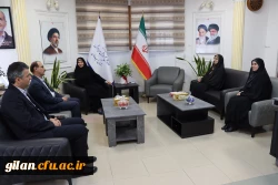 دیدار سرپرست دانشگاه با مشاور وزیر آموزش و پرورش در امور زنان و مدیرکل آموزش و پرورش استان 4
