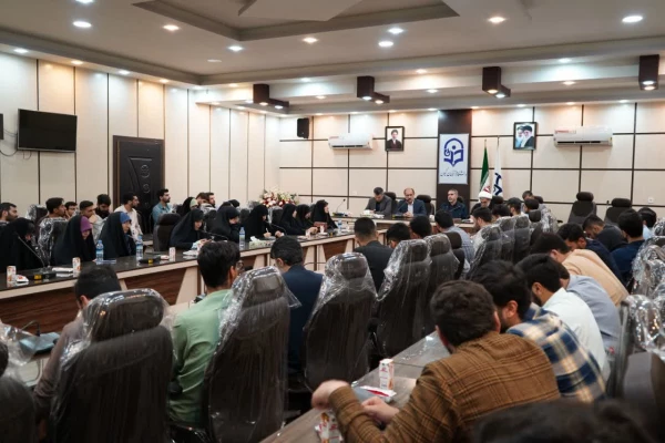 برگزاری مراسم تکریم و معارفه مسئولین بسیج دانشجویی دانشگاه فرهنگیان گیلان 5