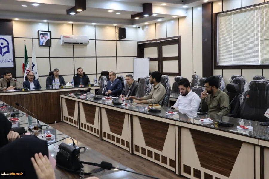 دیدار معاون فرهنگی و تربیتی سازمان مرکزی دانشگاه فرهنگیان با تعدادی از اعضای شورای فرهنگی و دانشجومعلمان دانشگاه فرهنگیان گیلان 6